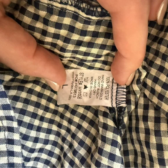 Hayden Black and White Checkered Dress - Picture 4 of 4